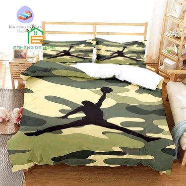 Housse de Couette Basket Militaire
